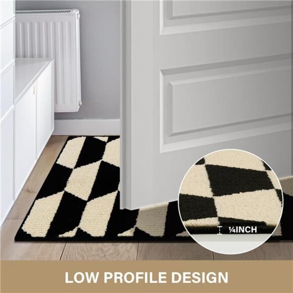 Indoor Doormat, 20" x 32", Non-Slip Front Door Mats,Outdoor Welcome Mat Washable - Picture 6 of 7